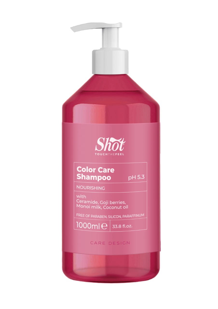 Шампунь для фарбованого волосся Shot Design Color Care Shampoo, 1000 ml - 1